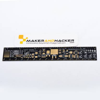 MAKER AND HACKER Adafruit PCB Ruler (One PCB to Rule the all SMD Components) Micro Controller Board Electronic Hobby Kit