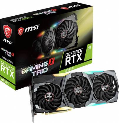 MSI NVIDIA GeForce RTX 2080 Ti GAMING X TRIO 11 GB GDDR6 ग्राफिक्स कार्ड