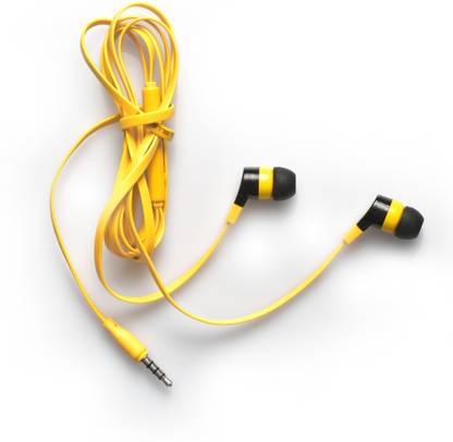 TRAVEL BLUE Earphones with Microphone and Volume Control Wired