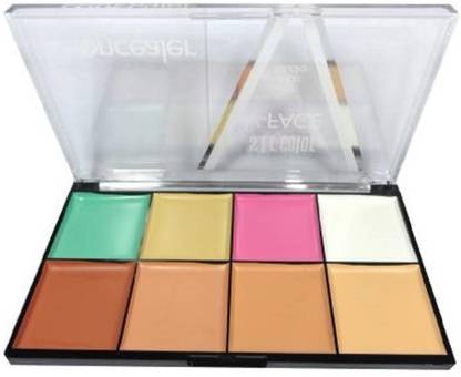 ADJD SKIN MATCH MASTER CREAMY 8 COLOR OIL FREE V FACE CONCEALER HIGHLIGHTER PALETTE Highlighter