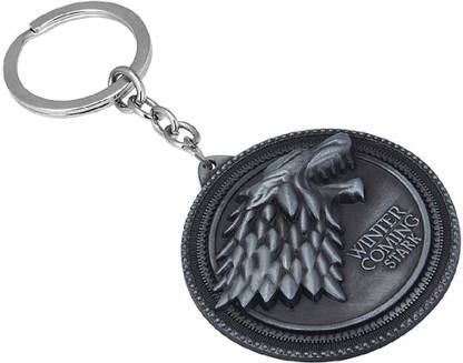 TinyTales Game of Thrones House Baratheon Deer Keys Ring Key Chain Silver Key Chain