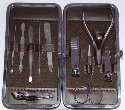 Miss Hot 10 In 1 Professional Manicure Pedicure Kit (Set of 10)