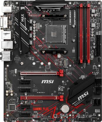 MSI b450 gaming plus Max AM4Socket ATX AMD B450 Chipset DDR4 Motherboard for Desktop