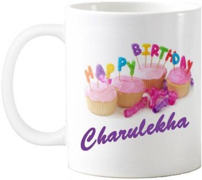 Exoctic Silver Charulekha Happy Birthday Quotes 74 Ceramic Coffee Mug