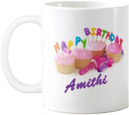 Exoctic Silver Amithi Happy Birthday Quotes 74 Ceramic Coffee Mug
