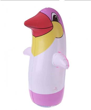 SILVIYO Kids Inflatable Hit Me Penguin Toy