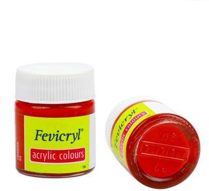 Hobby Hut Retailers Fevicryl Colours Crimson red Set of 10