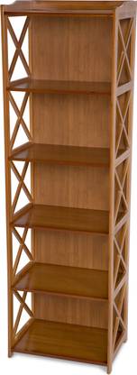 Urbancart Display Stand/Multi-Functional Book Shelf Storage Rack, Plant Stand Display Shelf for Home, Office Wooden Wall Shelf