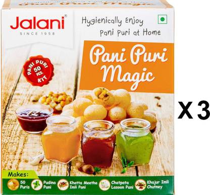 Jalani Pani Puri Magic 270g Box Each 810 g