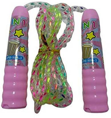 Honey Shopee 2 in 1 Skipping Rope with Sharpner for School Going Kids or Birthday Return Gift Kids Skipping Rope
