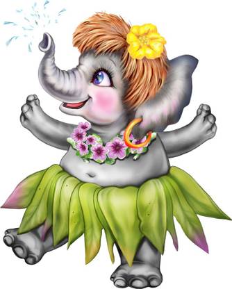 god & god's 50 cm White Glossy Wall Sticker 578 Self Adhesive Sticker