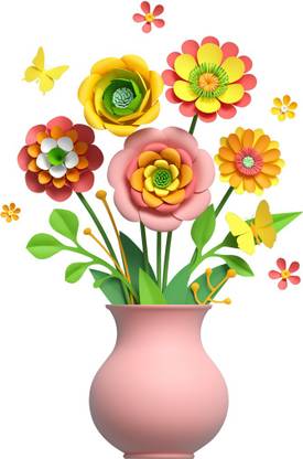 Flipkart SmartBuy 58 cm Modern Art 576 Self Adhesive Sticker
