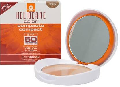 Heliocare Sunscreen - SPF 50 Color Oil Free Compact SPF 50 Brown