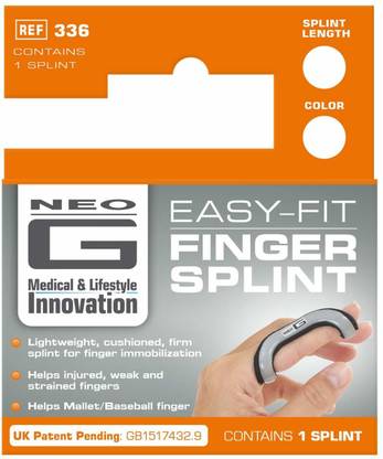 Neo-G Easy-Fit Finger Splint - Medium Splints