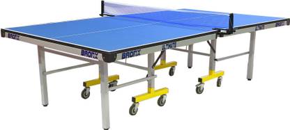 Bronx Ultimate Full Size 19 mm Both Side Laminated top with 100 mm 6+2 Stopper Wheel Rollaway Indoor Table Tennis Table