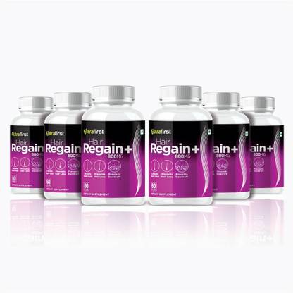 NutraFirst Hair Regain Plus Supplements 800mcg for Hair Growth
