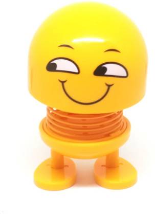 Trunkin Cute Smiley Emoji Emoticon Spring Bouncy Sly Smile Bobblehead