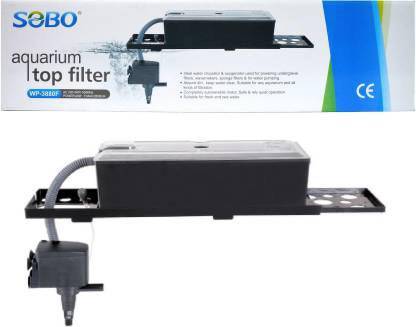 SOBO Aquarium Top Filter WP-3880F | 40W | 2500L/H Power Aquarium Filter