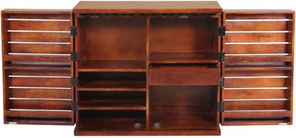 THE ATTIC Solid Wood Bar Cabinet