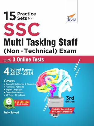 15 Practice Sets for SSC Multi Tasking Staff (Non-Technical) Exam with 3 Online Tests 3rd Edition