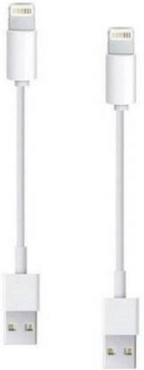 Pacificdeals Lightning Cable 2 A 0.25 m Pack Of 2 Lightning Port USB Data Cable