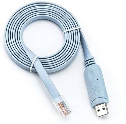 Mak World Ethernet Cable 1 m USB to RJ45 Cisco Console Adapter Converter Switch Router Windows 8, 7, Vista, MAC, Linux RS232