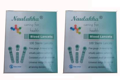 Cityhealth Disposable Sterile 30G Flat Lancet 200 Pricking Needles for Home use Glucometer Lancets