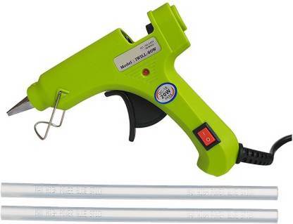 GUNSTICK Neon (parrot) Glue Gun 20W With 02 Glue Sticks Standard Temperature Corded Glue Gun