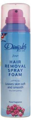 dimples Hair Removal Foam Spray Rose Spray