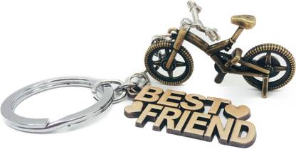 Wooger Best Friend with cycle Most Popular Keychain Key Chain
