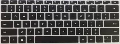 iFyx Black Cover D 14 Huawei Matebook D 14 inch Keyboard Skin