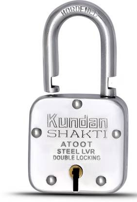 KUNDAN SHAKTI ATOOT 65 MM LOCK WITH 3 KEY ADVANCE LOCKING TECHNOLOGY Padlock