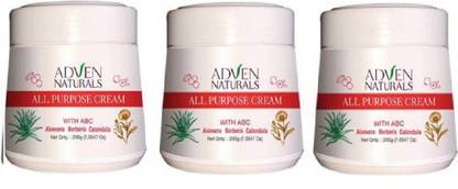 Adven Naturals All Purpose Cream With Aloevera, Berberies And Calendula, Which Suits Every Type Of Skin In All Weather Conditions 100 G (Pack Of 3)