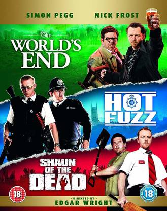 The Three Flavours Cornetto Trilogy: Complete 3 Movies Collection - The World's End + Hot Fuzz + Shaun of the Dead (3-Disc Box Set) (Slipcase Packaging + Region Free) (Fully Packaged Import)