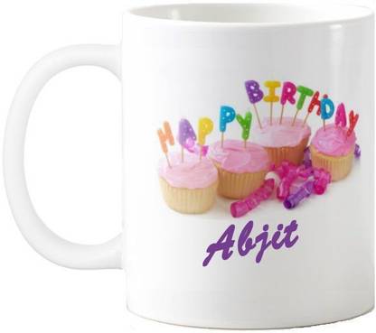 Exoctic Silver Abjit Happy Birthday Quotes 74 Ceramic Coffee Mug