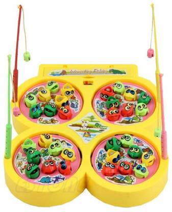 Luxula Battery operated Fish Caching Game for kid's Party & Fun Board Game