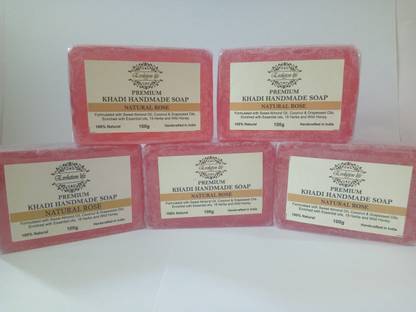 KHADI Evolution life Evolution life 5in1 Premium Natural Rose Handmade Soap