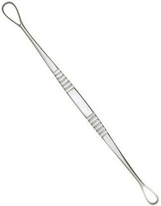 Agarwals Uterine Curette S/B 9½” Double Ended Medium Hole(Pack Of 1) Hand Held Retractor