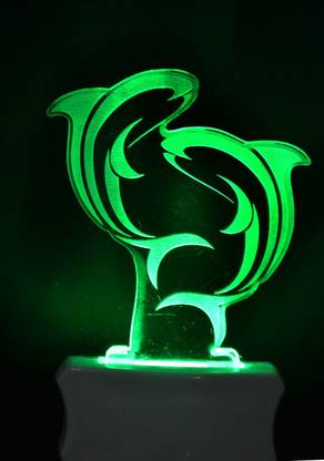 Modak The Dolphin 3D illusion Night Lamp is Extremely cool and 3D illusion Design Night Lamp