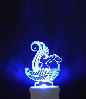Modak The Bird Stylish 3D illusion Night Lamp is Extremely cool and 3D illusion Design Night Lamp