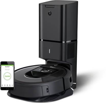 irobot Roomba i7+ (i7558) Robotic Floor Cleaner with Reusable Dust Bag (WiFi Connectivity, Google Assistant and Alexa)