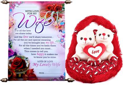 Saugat Traders Soft Toy, Greeting Card Gift Set