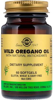 Solgar Wild Oregano Oil, 60 Softgels