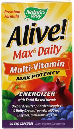 Nature's Way Alive! Max6 Daily, Multi-Vitamin