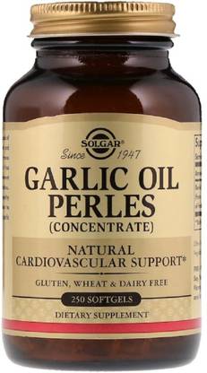 Solgar Garlic Oil Perles Concentrate, 250 Softgels