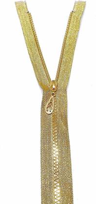 RTM FANCY GOLD OPEN ZIPPER *1 Gold Plastic Open-ended Zipper