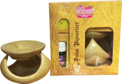 Susegad - The Fragrance of Goa Lavender Diffuser Set Oil Burner Ceramic Sandy Fancy