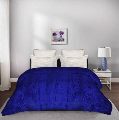 GAURANSH ENTERPRISES Solid Double Mink Blanket for  Heavy Winter