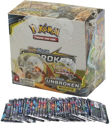 SALPITOYS Pokemon Sun & Moon Unbroken Bonds Booster 36 Packs Box (360 ...