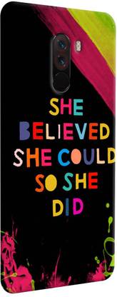 iShoppe Back Cover for POCO F1